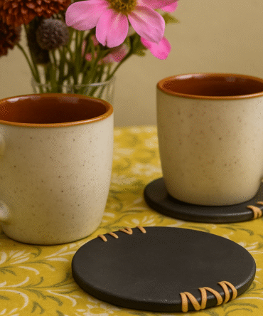 Longpi Pottery Coaster from Manipur