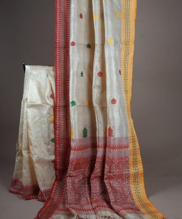 Handwoven Tussar Silk Saree