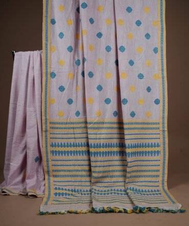 Light Pink Eri Silk Saree