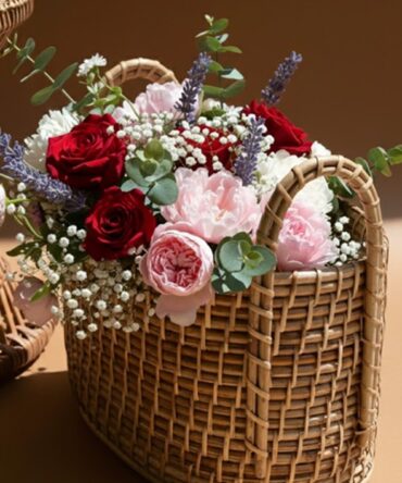 Cane Oval Basket (Handmade)