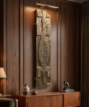 Exotic Naga Wooden Panel For Wall Decor